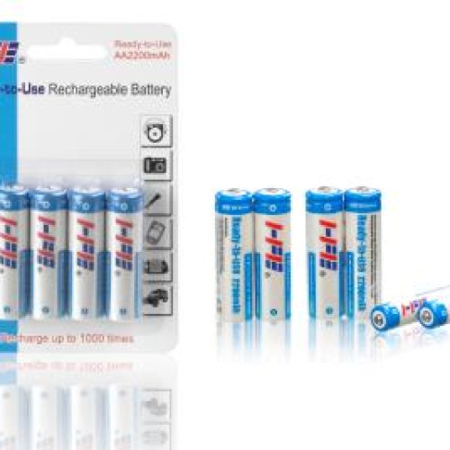 Ready-to-use rechargeable batteries