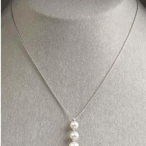 Sterling silver jewelry,925 silver necklace,pearl necklace,fashion jewelry