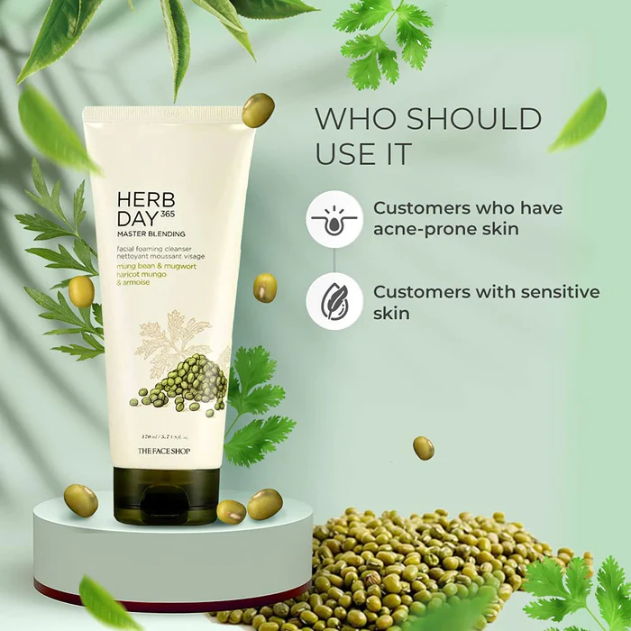 The Face Shop Herb Day 365 Foaming Cleanser