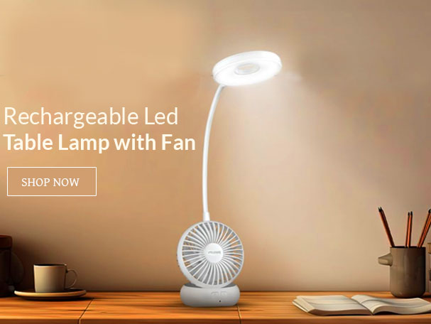 Table Lamp with Fan