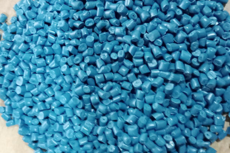 Hdpe blue drum granules