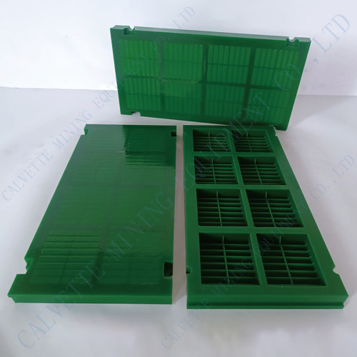 Polyurethane dewatering screen panel