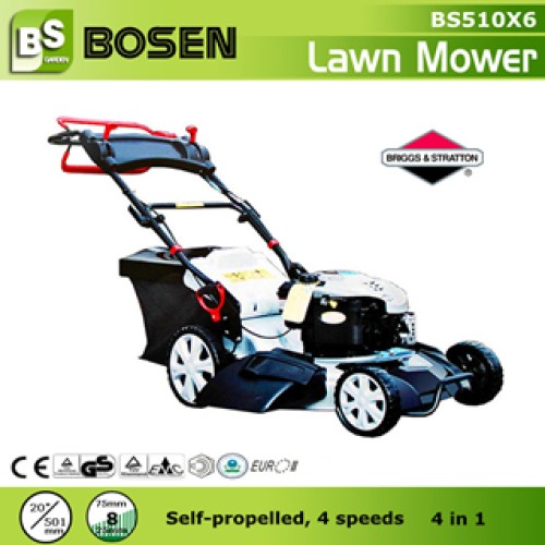 Self-propelled lawn mower (4 in 1)