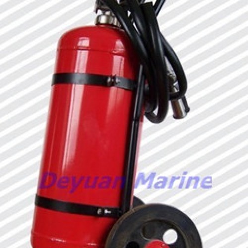 Wheel dry powder fire extinguisher