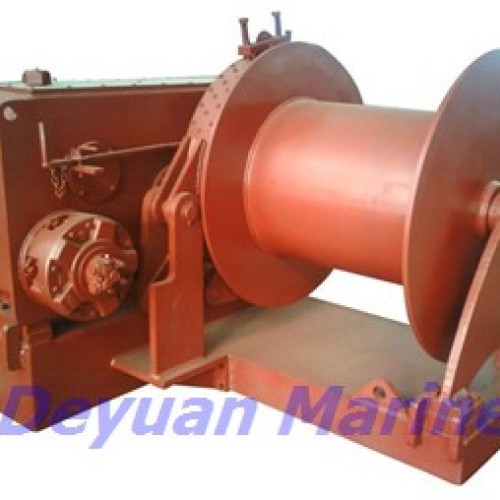 Electric double gypsy mooring winch