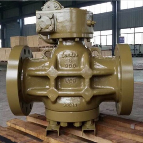 Full bore plug valves, astm a216 wcb, rtj