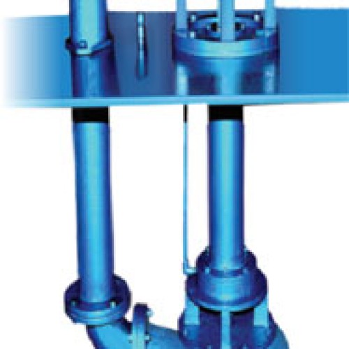 Vertical effluent pumps