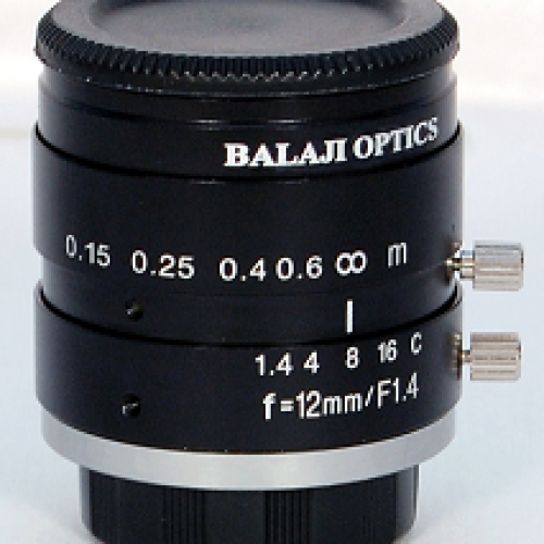 12 mm machine vision lenses (bmt-1412d) balaji optics in india