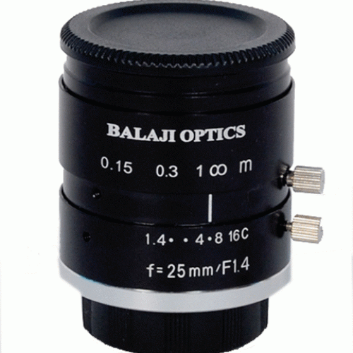 25 mm machine vision lenses (bmt-1425d) balaji optics in india