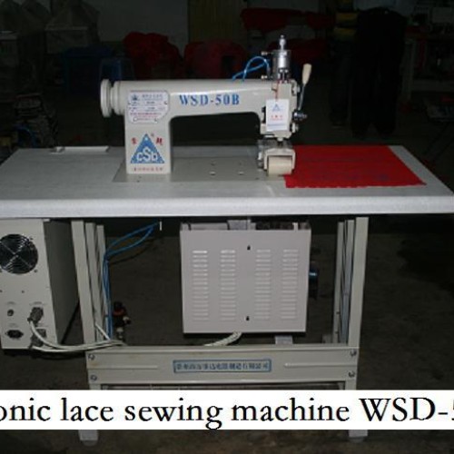 Ultrasonic lace sewing machine