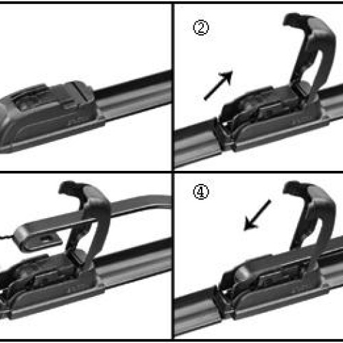 Easy install wiper bladees