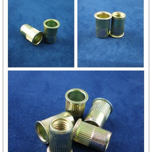 M6 small head knurled body rivet nut