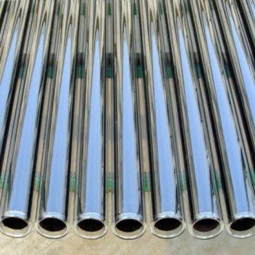 Tri-target solar water heater evacuated glass tubes