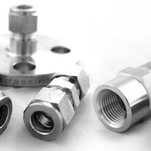 Titanium tube fittings