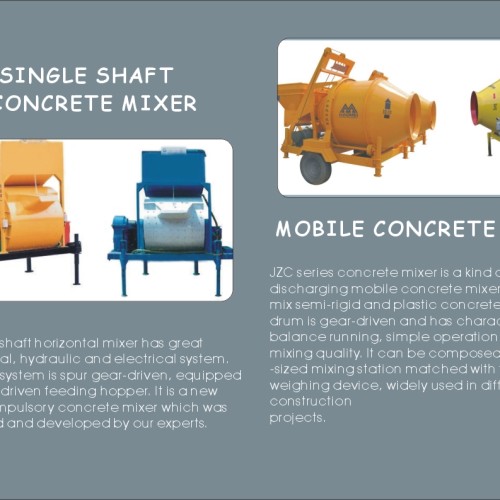 Jdc500 concrete mixer