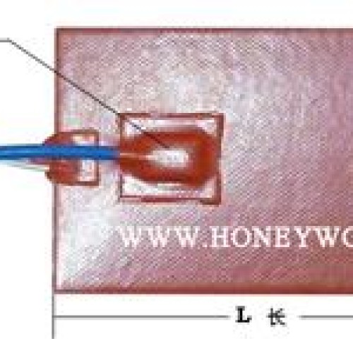 Silicone rubber heating pad