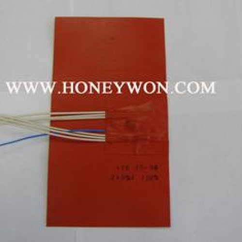 Silicone rubber heater+k type thermocouple