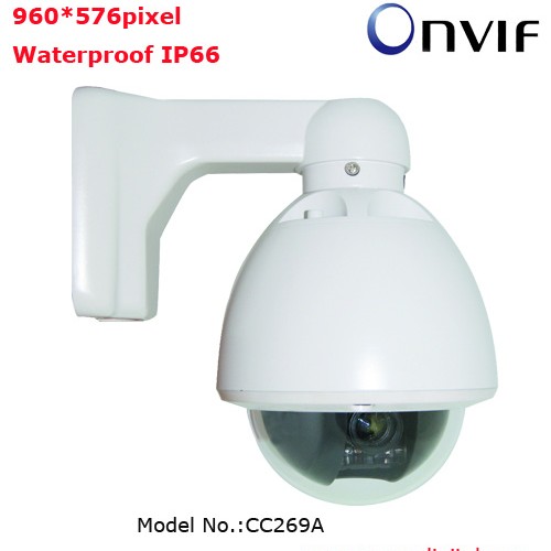 H.264 mini high speed dome ip camera