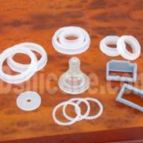 Silicone rubber seal