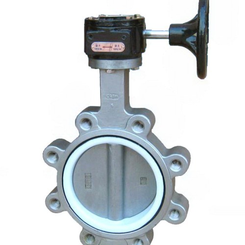 Worm gear butterfly valve