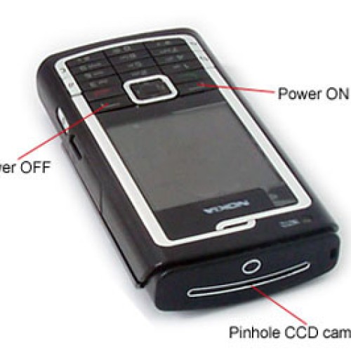 Wireless ccd spy camera cellphone