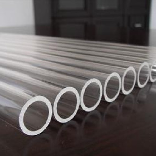 Clear quartz tube