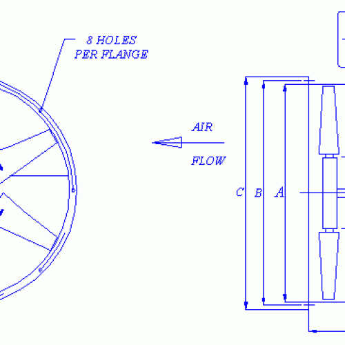 General air handling unit fan