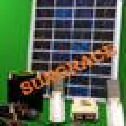 Solar home lighting system