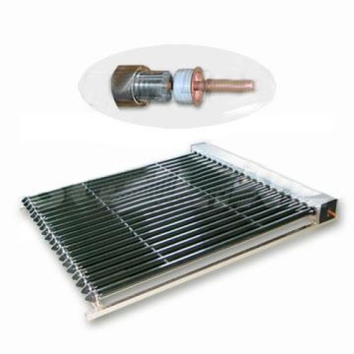 Solar collector with heat pipe