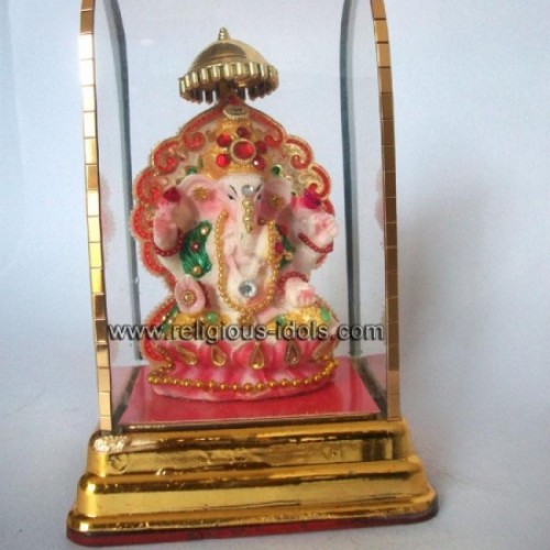 Harmonium ganesha polyresin idol decorated gift