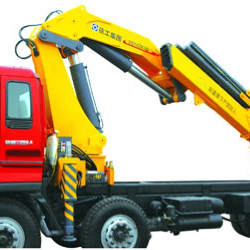 Xcmg sq14zk4q knuckle boom type truck mounted crane