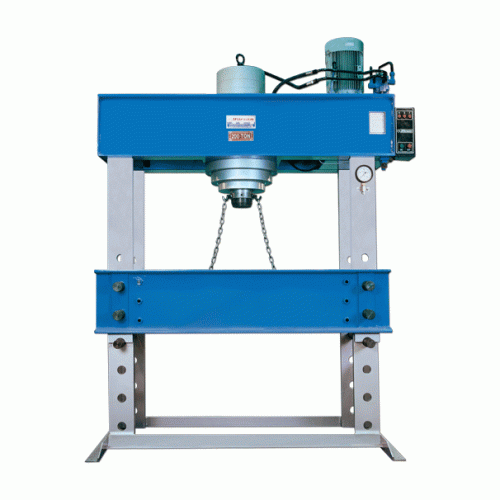 Hydraulic workshop type press with 