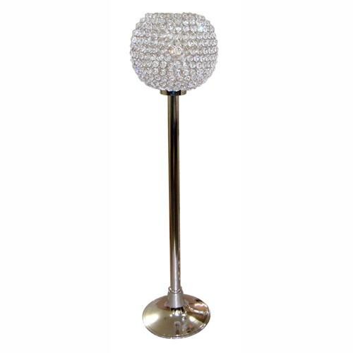 Crystal ball pillar holder