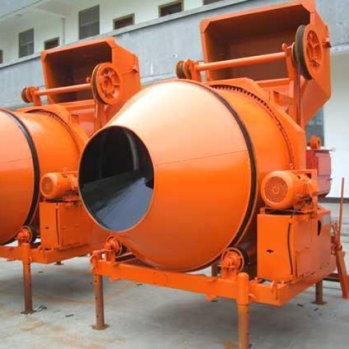 Electric concrete mixer