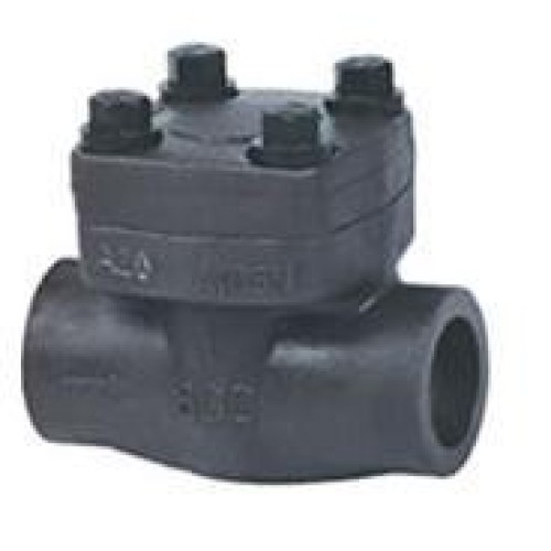 Forged steel piston check valve