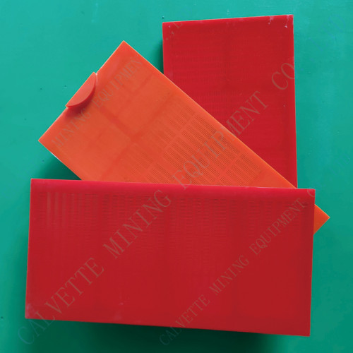 Polyurethane dewatering screen panel