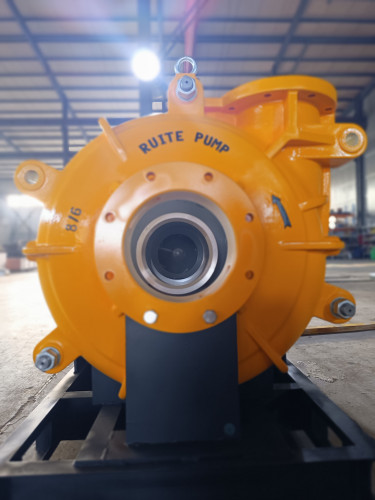 High chrome 6 inch 8/6 tah slurry pumps for tunneling project