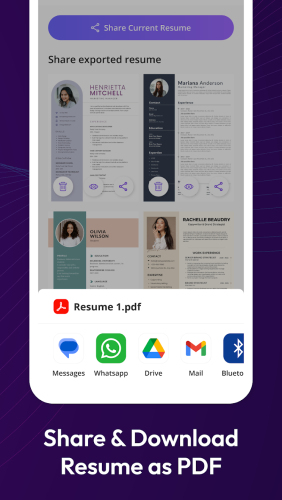 My resume builder cv maker app