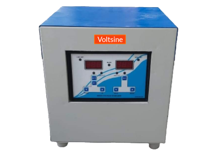 Single phase air cooled servo voltage stabilizer