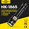 Long Run Time Handheld Impact Resistant LED Torch/Aluminium Flashlight (NK-1865)