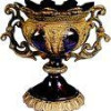 brass flower pot