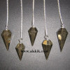 Pyrite pendulums